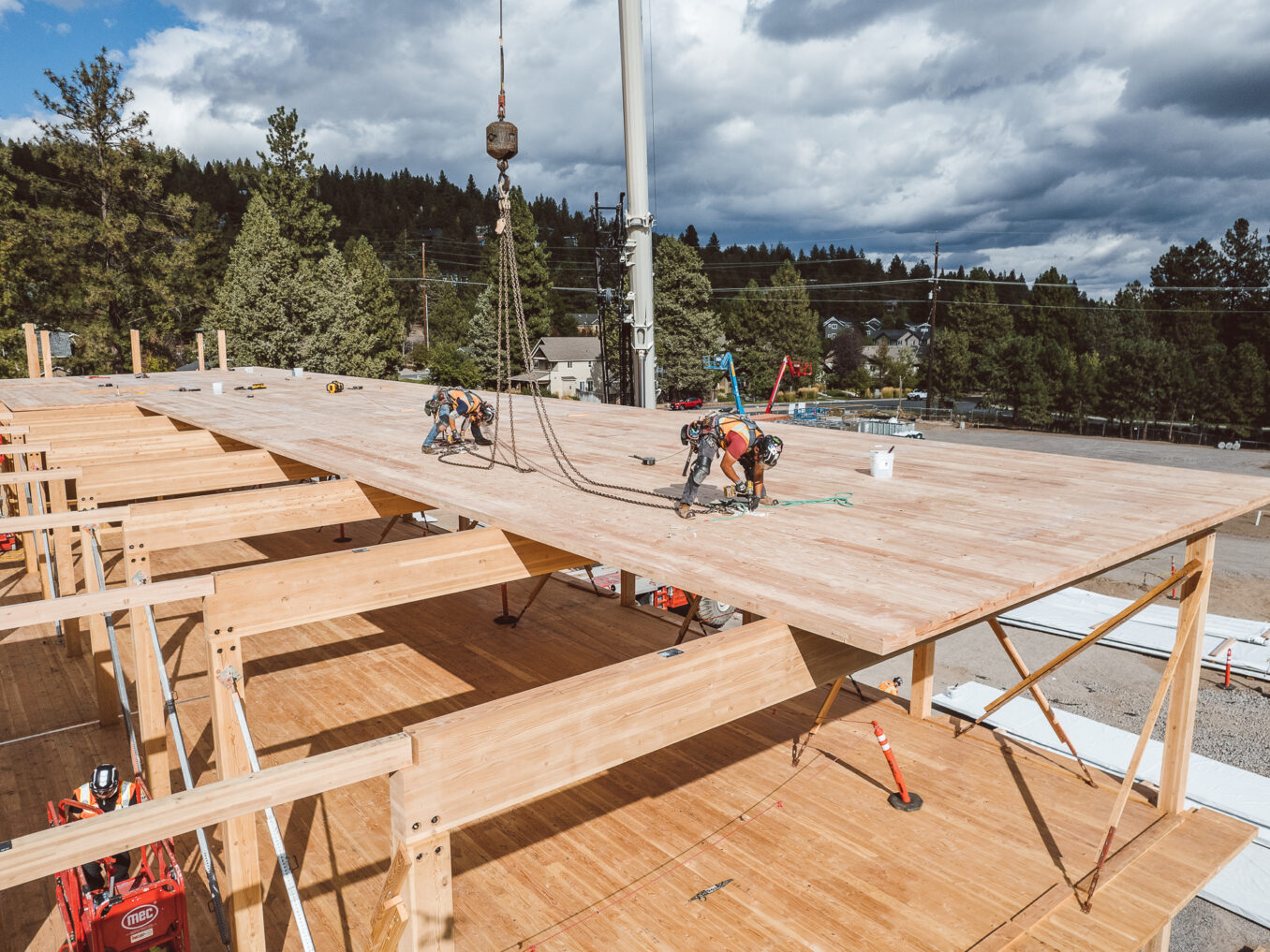 Cross-laminated Timber is a new building alternative that provides a sustainable building option.