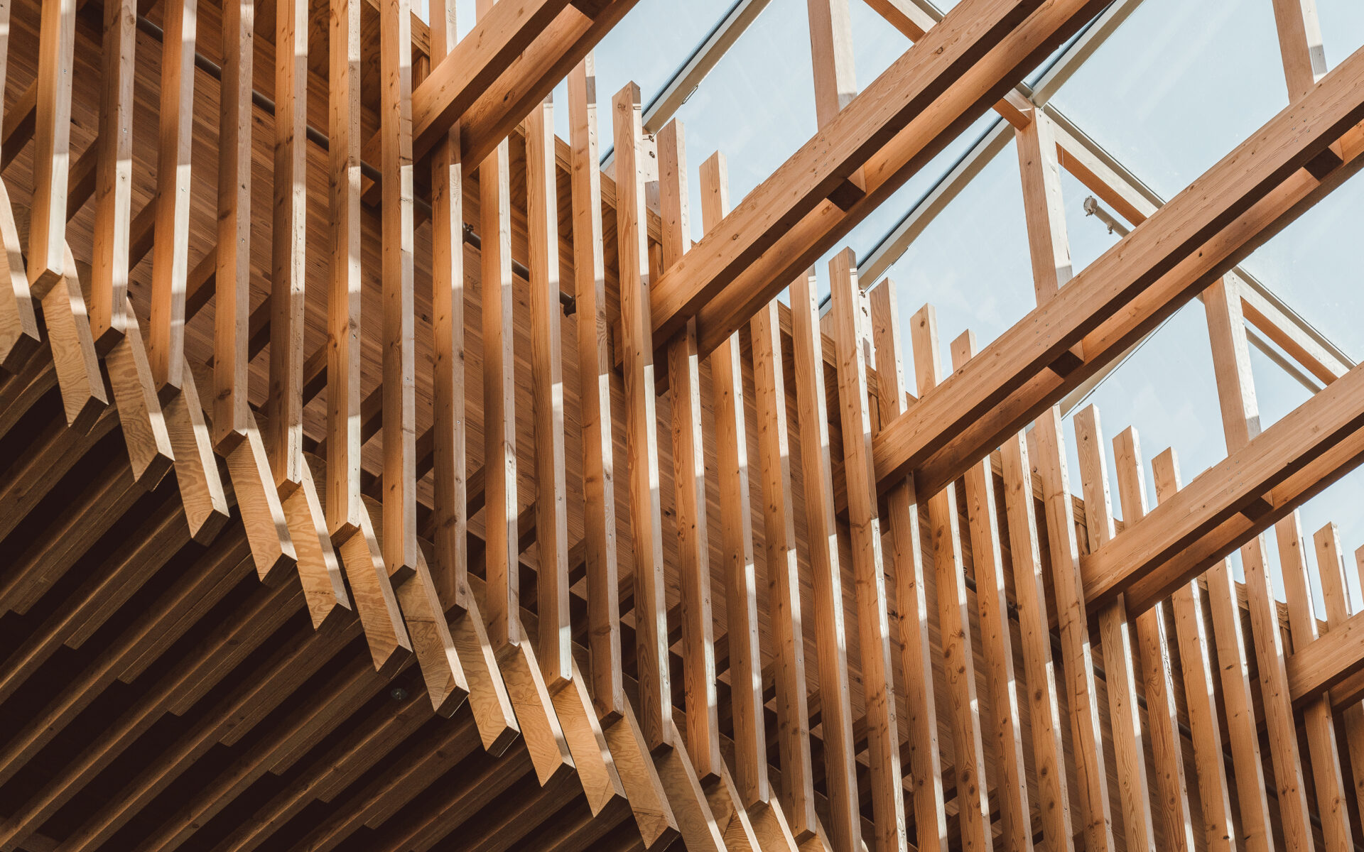 Renewable, locally-sourced mass timber for the Portland International Airport project designed by ZGF Architects and owned by the Port of Portland.